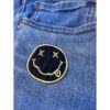 LUXPA Nirvana Smiley Parche bordado de alta calidad para_3
