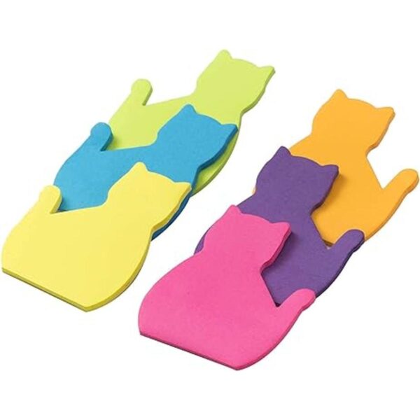 Juego de 360 hojas de notas adhesivas para gatos regalos_4