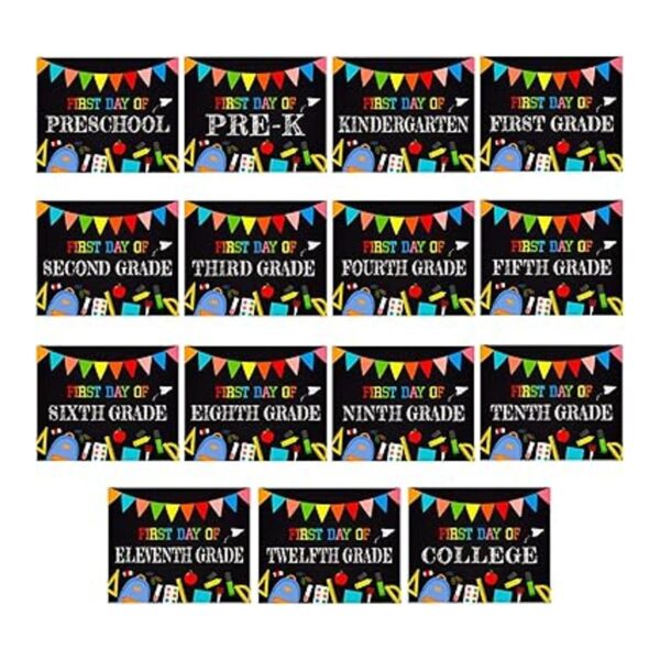 15 piezas de pizarra para el primer y último día de la_4