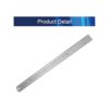 Hegebeck Regla de acero inoxidable métricapulgada recta_4