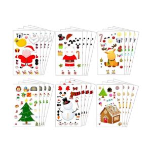 Haz tus propias calcomanías de Navidad para niños
