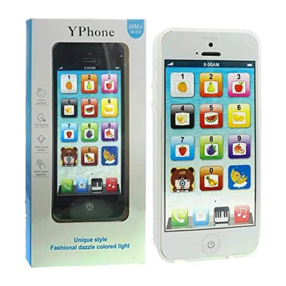 Teléfono celular de juguete Yphone para niños color
