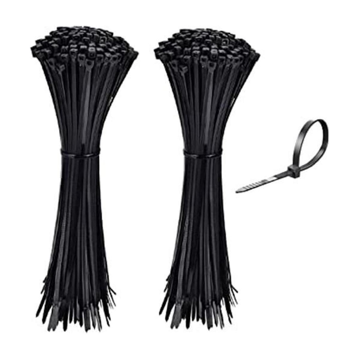 HuaHengHT 200 bridas negras resistentes de 12 pulgadas de