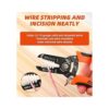 DIFFLIFE 1022 AWG Herramienta de pelacables y herramienta