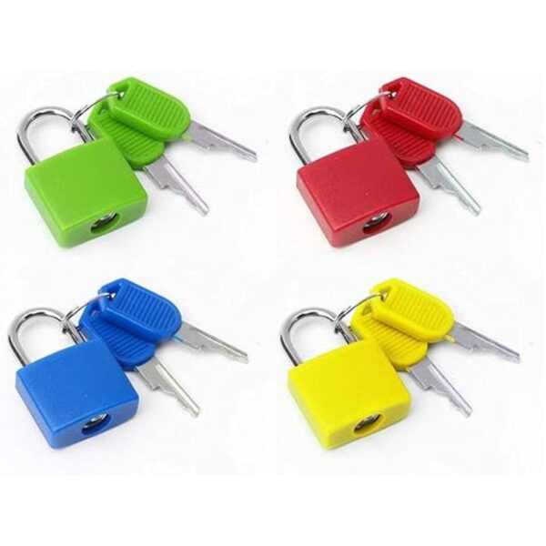 Pengxiaomei 4 piezas de cerradura para maleta mini