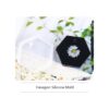 Nifocc Llavero hexagonal de silicona con forma de_4