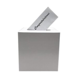 Caja blanca para tarjetas felicitaciones y mensajes de_1