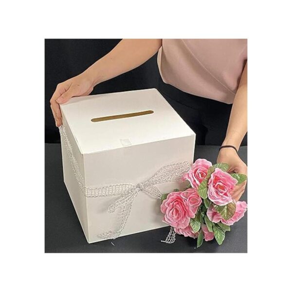 Caja blanca para tarjetas felicitaciones y mensajes de_2