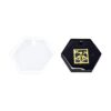 Nifocc Llavero hexagonal de silicona con forma de_5