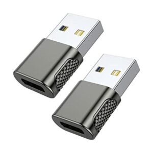 AuviPal Adaptador USB C hembra a USB macho paquete de 2_1