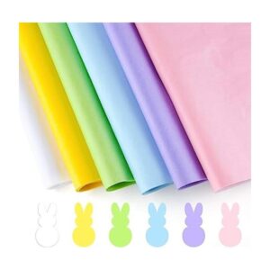 CHRORINE 60 hojas de papel de seda de Pascua multicolor