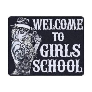 Parche de bienvenida a la escuela para niñas parches_1