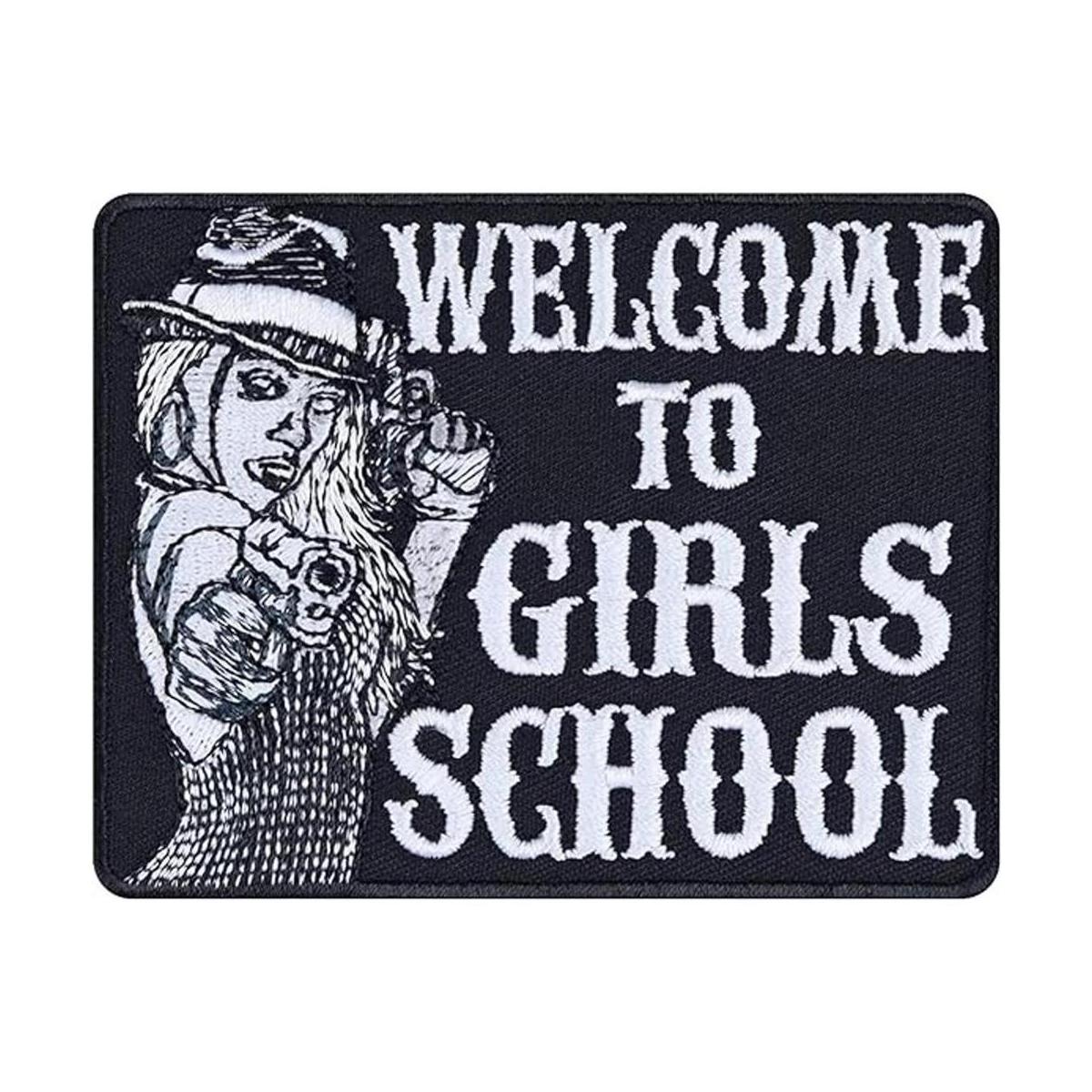 Parche de bienvenida a la escuela para niñas parches
