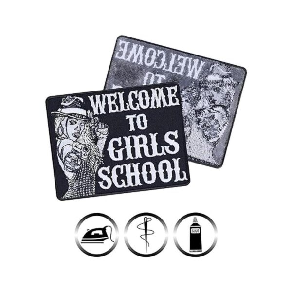 Parche de bienvenida a la escuela para niñas parches_2
