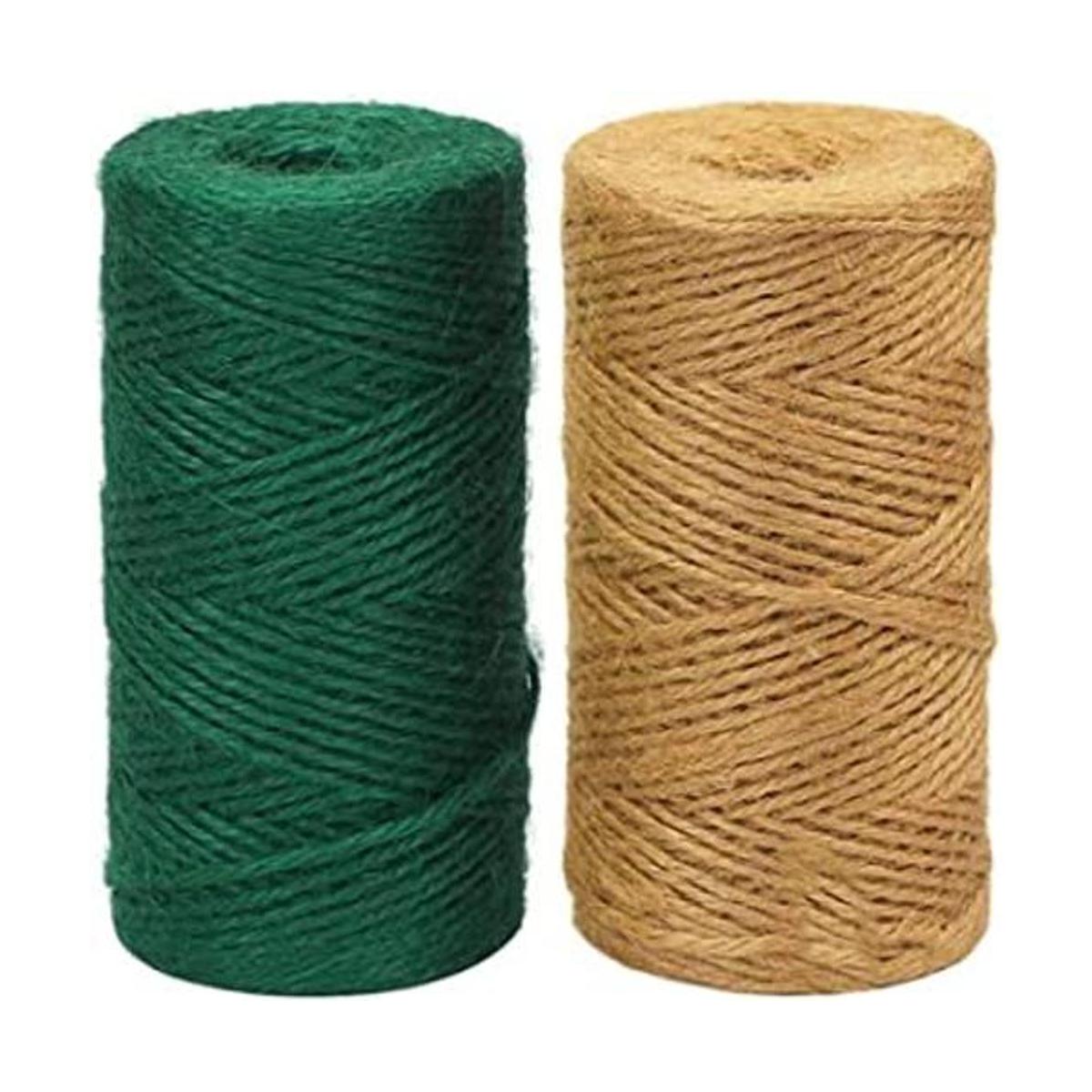 Cordel de yute natural IME 3 capas 328.1 ft de largo