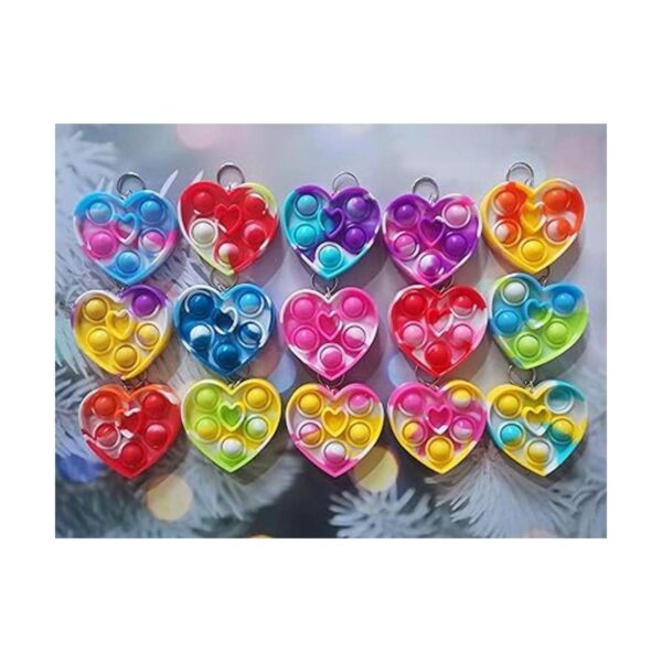 Paquete de 15 llaveros push Fidget Bubble Fidget Sensory_2