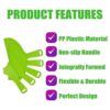 Utoolmart Raspador de masilla de plástico flexible de 4