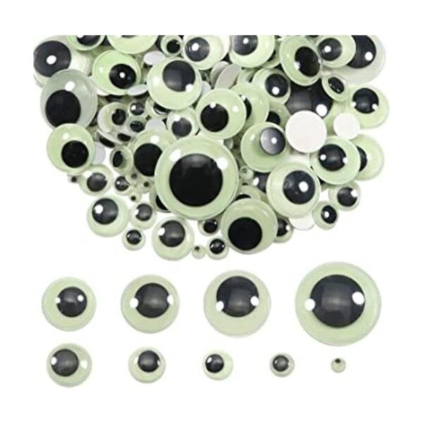 TOAOB 200 piezas que brillan en la oscuridad ojos