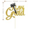 Decoración para tartas con temática de graduación de grado_2