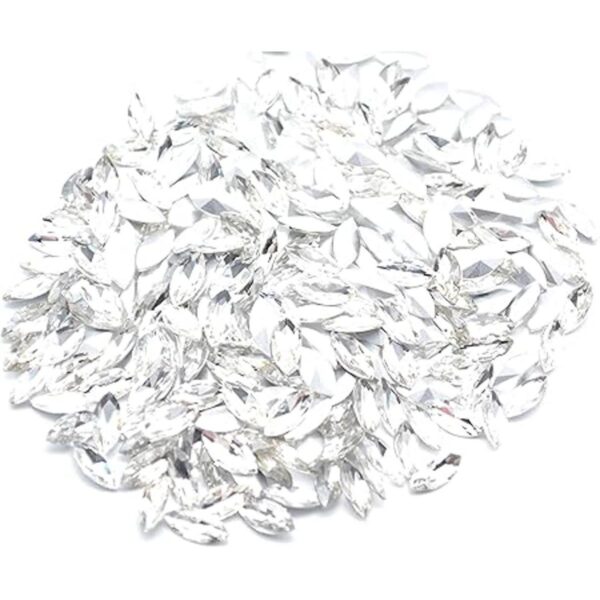 Catotrem Diamantes de imitación de cristal transparente_3