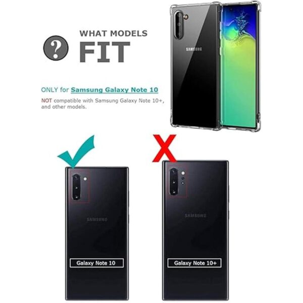 KIOMY Funda para Samsung Galaxy Note 10 con diseño híbrido_2