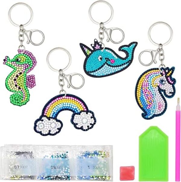 Gocelyn DIY diamante pintura llavero mosaico kits de