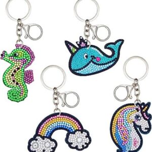Gocelyn DIY diamante pintura llavero mosaico kits de