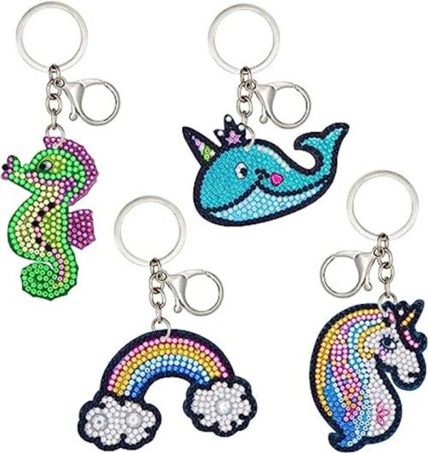 Gocelyn DIY diamante pintura llavero mosaico kits de