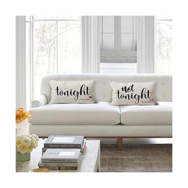 Divertida funda de almohada suave reversible para parejas