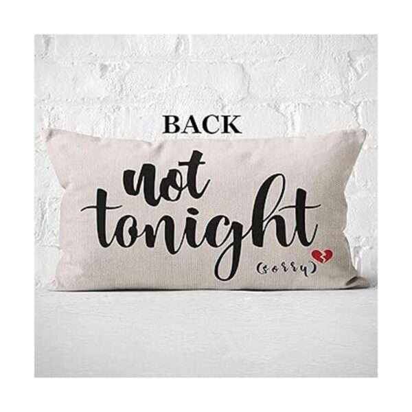 Divertida funda de almohada suave reversible para parejas