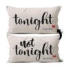 Divertida funda de almohada suave reversible para parejas