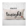 Divertida funda de almohada suave reversible para parejas