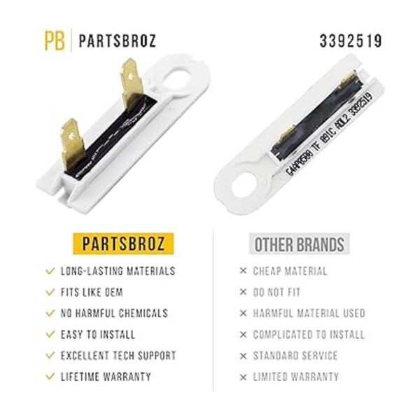 WP3392519 3392519 Fusible térmico para secadora de_4