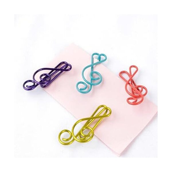 Haidong 20 piezas Metal Creative notas musicales estilo_2