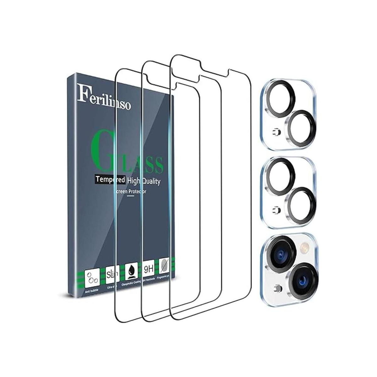 Ferilinso Protector de pantalla diseñado para iPhone 13
