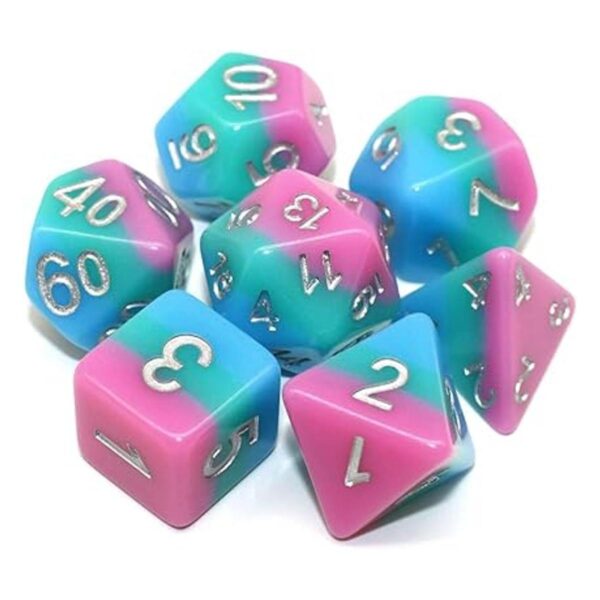 Dice Resin DD Transparent Dice Set Fit Dungeons and_2