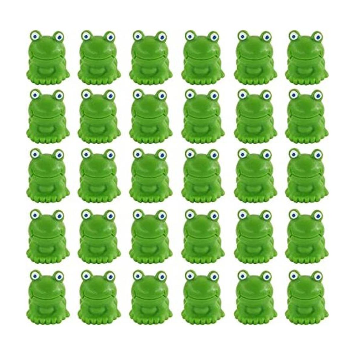JKanruh 30 mini animales ranas de resina en miniatura