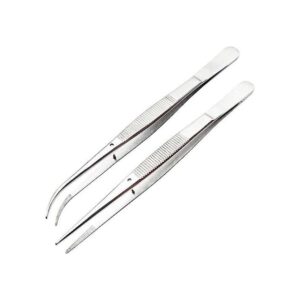 Pinzas de acero inoxidable JKJF con puntas dentadas de_1