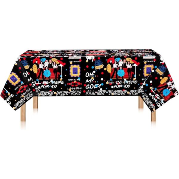 Paquete de 2 manteles desechables de plástico para fiestas_3