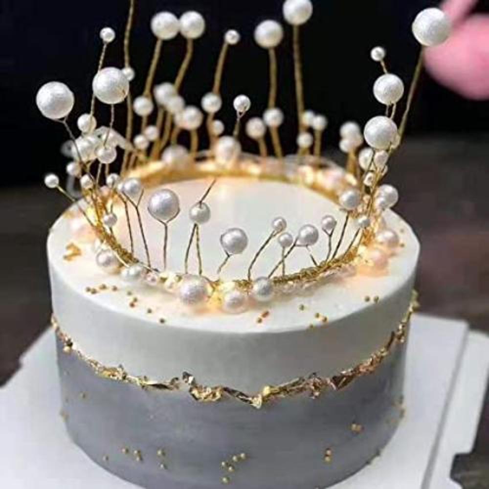 Decoración de pastel de feliz cumpleaños hecha a mano para