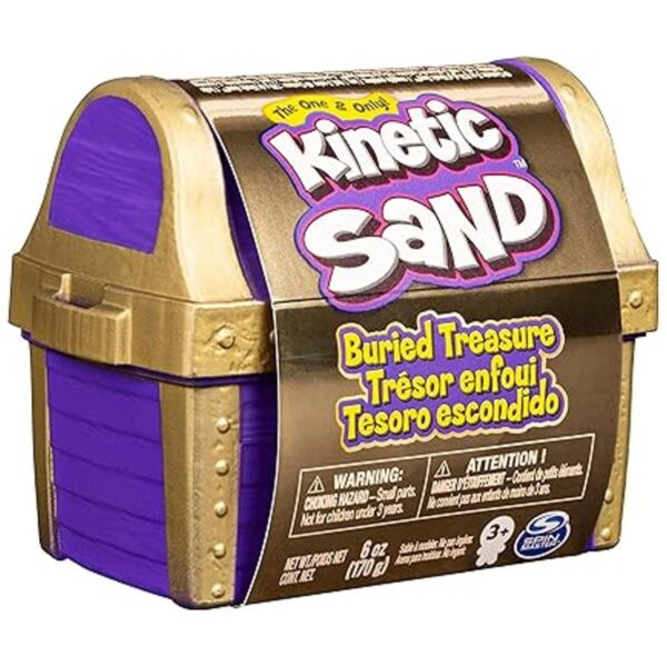 Kinetic Sand Conjunto de juego del tesoro enterrado con 6_6