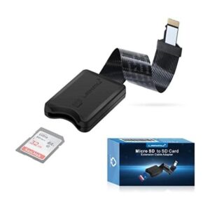 LANMU Adaptador de cable de extensión micro SD a SD macho_1