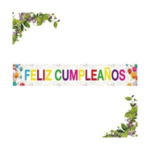 INNORU Feliz Cumpleaños Cartel grande con temática de_1