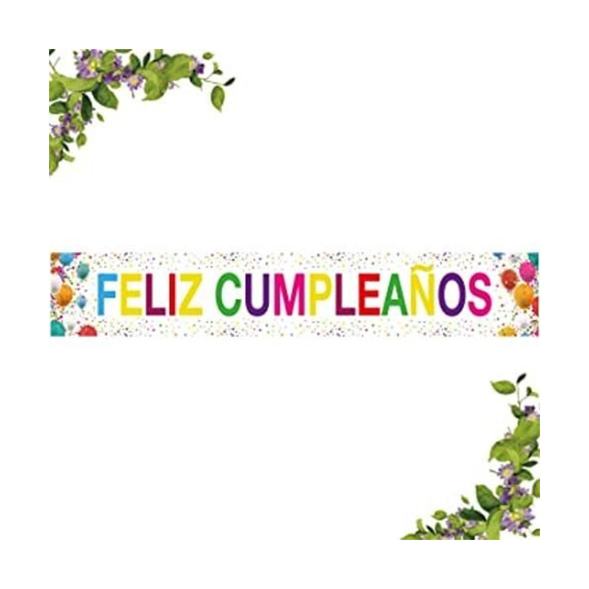 INNORU Feliz Cumpleaños Cartel grande con temática de