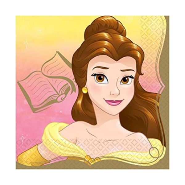 Disney Princess Once Upon a Time Belle Servilletas de_1