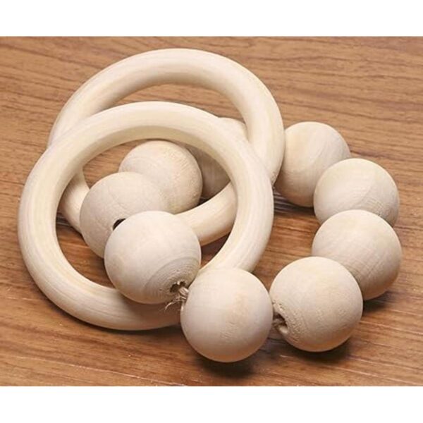 Penta Angel Anillos de madera maciza 10 piezas de 2.165_4
