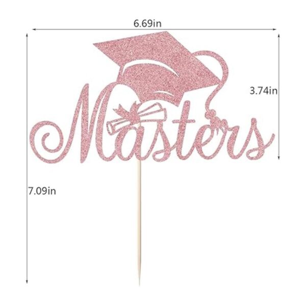 Qertesl Masters Decoración para tartas de graduación_3