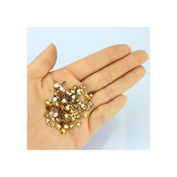 LolliBeads Piedras redondas de resina para uñas con parte