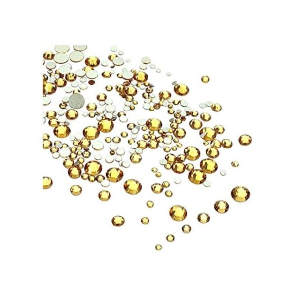 LolliBeads Piedras redondas de resina para uñas con parte