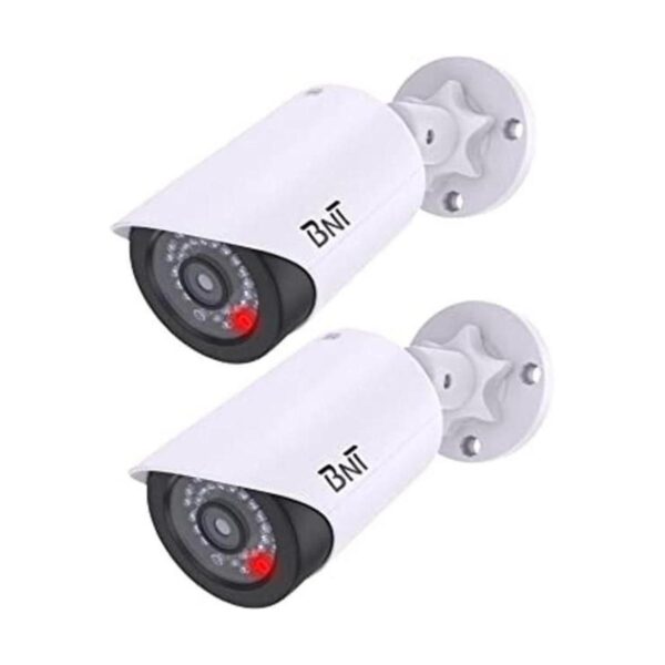 BNT Cámara de seguridad falsa con luz LED roja por la_1